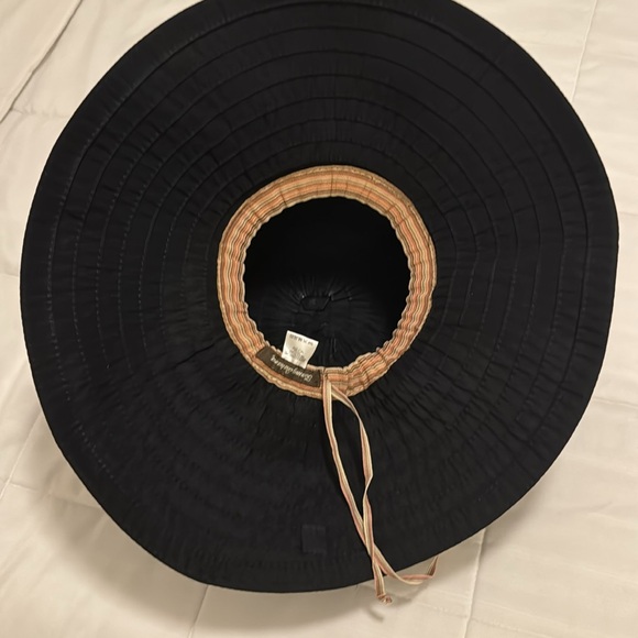 Tommy Bahama Classic Black Foldable Women's Floppy Adjustable Hat - Picture 9 of 9